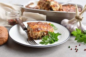 Мусака с баклажанами и рисом Мусака с баклажанами и рисом