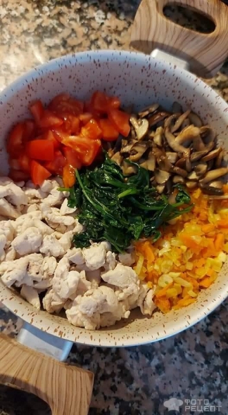 Рецепт: Фаршированная тыква - С курино-грибной начинкой. Рецепт: Фаршированная тыква - С курино-грибной начинкой.