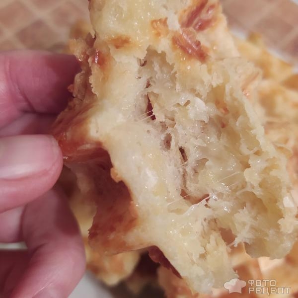 Рецепт: Сырное печенье - В вафельнице, с творогом Рецепт: Сырное печенье - В вафельнице, с творогом