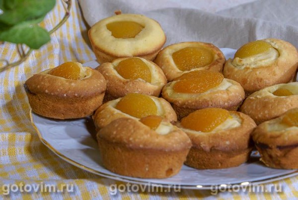 Кексы с абрикосами Кексы с абрикосами