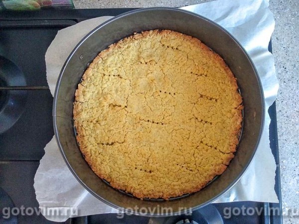 Творожный пирог с персиками и воздушной меренгой Творожный пирог с персиками и воздушной меренгой