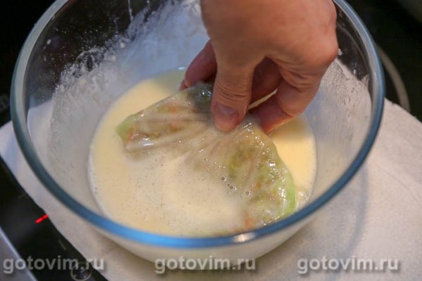 Конвертики из капусты с фаршем Конвертики из капусты с фаршем