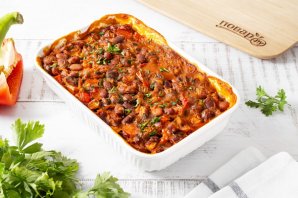 Балканская овощная закуска "Тавче гравче" Балканская овощная закуска "Тавче гравче"