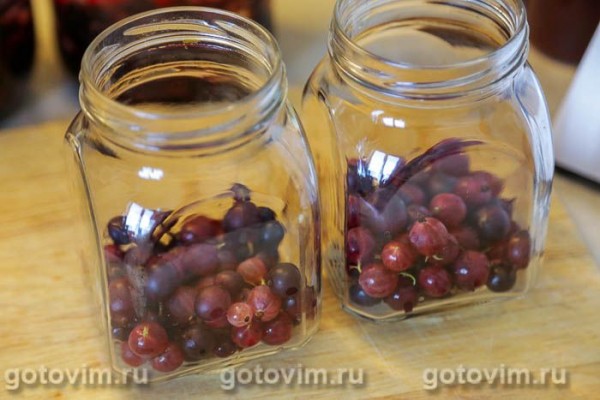 Мохито из крыжовника с лимоном и мятой (компот на зиму) Мохито из крыжовника с лимоном и мятой (компот на зиму)