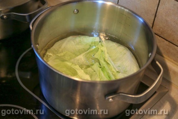 Конвертики из капусты с фаршем Конвертики из капусты с фаршем