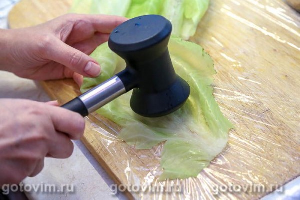Конвертики из капусты с фаршем Конвертики из капусты с фаршем
