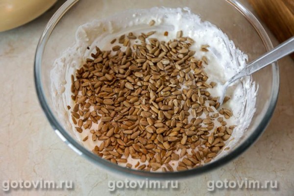 Хлеб творожный с семечками (без дрожжей) Хлеб творожный с семечками (без дрожжей)