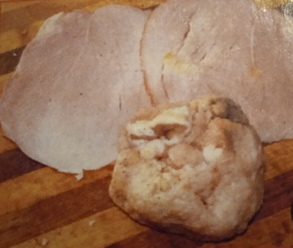 Закуска "мясной цветок"